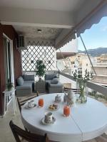 Balkón alebo terasa v ubytovaní Glyfada golf fourth floor apartment