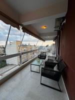 Balkón alebo terasa v ubytovaní Glyfada golf fourth floor apartment