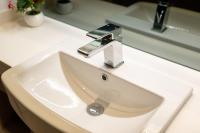 Ein Badezimmer in der Unterkunft Chalet Homes - LUX New Studio With 2 Double Beds in Downtown Dubai