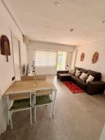 A seating area at Apartamento en la Playa Els Terrers 2