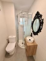 A bathroom at Apartamento en la Playa Els Terrers 2
