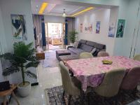 Posezení v ubytování Sidi Beshr Luxury apartment Side Seaview