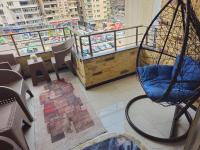 Posezení v ubytování Sidi Beshr Luxury apartment Side Seaview