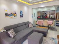 Posezení v ubytování Sidi Beshr Luxury apartment Side Seaview