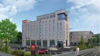 una representación de un gran edificio con aparcamiento en Aiden by Best Western Velbert, en Velbert