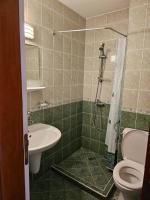 Koupelna v ubytování Family Hotel Romantik