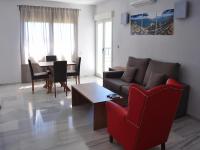 A seating area at Pleasant apartment in Benalmadena near Playa Beach