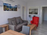 A seating area at Pleasant apartment in Benalmadena near Playa Beach