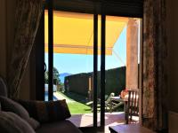 A seating area at Beautiful house in Cangas near the beach