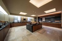 a large room with a buffetasteryasteryasteryasteryasteryasteryasteryasteryasteryastery at Atour Hotel Beijing Bird's Nest West Huixin Street North Exit Subway Station in Beijing