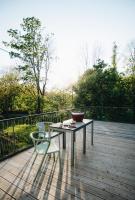 Balkón nebo terasa v ubytování Domesi Concept House Pulečný
