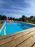 Plán poschodí v ubytovaní Le paradis des enfants et sa maison en bois