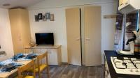 Kuchyňa alebo kuchynka v ubytovaní Mobil home Les Sables d'Or Agde