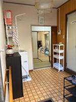 Küche&#47;Küchenzeile in der Unterkunft ハイツドリーム梦想小屋