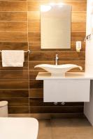 Kúpeľňa v ubytovaní Hotel Nafta Krosno
