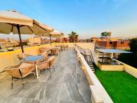 Balkón nebo terasa v ubytování Savor Star pyramids hotel