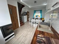 Kuchyňa alebo kuchynka v ubytovaní Delfinek - Domki Apartamenty
