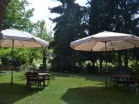 Ogród w obiekcie Pleasant Apartment with Swimming Pool,Garden,BBQ, Parking