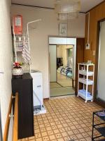 Küche&#47;Küchenzeile in der Unterkunft ハイツドリーム梦想小屋