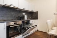 Kuchyň nebo kuchyňský kout v ubytování Apartmány Viva Třeboň