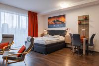 Postel nebo postele na pokoji v ubytování Apartmány Viva Třeboň