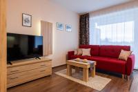 TV a/nebo společenská místnost v ubytování Apartmány Viva Třeboň