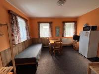 Kuchyň nebo kuchyňský kout v ubytování Apartmány Forest