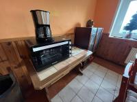 Kuchyň nebo kuchyňský kout v ubytování Apartmány Forest