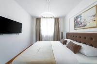 Posteľ alebo postele v izbe v ubytovaní Apartment One , sea view , free parking