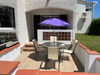 Patio nebo venkovní prostory v ubytování appartement situé a 100 m de la plage