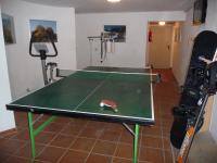 Stolný tenis v ubytovaní Ferienwohnung Hans Ebner alebo v jeho okolí