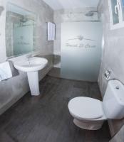 Koupelna v ubytování Hostal El Cruce