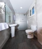 Koupelna v ubytování Hostal El Cruce