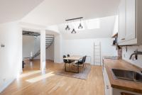 Kuchyň nebo kuchyňský kout v ubytování Stevan Apartment