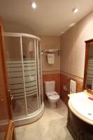 Koupelna v ubytování Hotel La Bodega