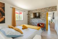 Posteľ alebo postele v izbe v ubytovaní Appartement La Baule Pornichet Terrasse - Cuisine - Calme - Wifi - Parking Gratuit