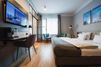 Posteľ alebo postele v izbe v ubytovaní Stary Rynek Old Market Apartments