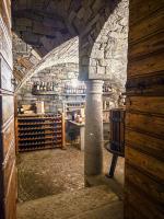 Reštaurácia alebo iné gastronomické zariadenie v ubytovaní Torretta - Ferienwohnung (SP)