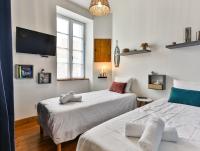 Posteľ alebo postele v izbe v ubytovaní Chaleureux logement-centre ville-proche gare-plage