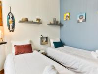 Posteľ alebo postele v izbe v ubytovaní Chaleureux logement-centre ville-proche gare-plage