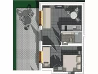 Plán poschodí v ubytovaní 2-room apartment 30 m2, Rewal