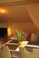Televízia a/alebo spoločenská miestnosť v ubytovaní Apartments Strmac