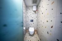 Koupelna v ubytování Thanos Hotel