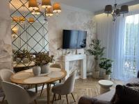 Telewizja i/lub zestaw kina domowego w obiekcie Family & Business Sauna Apartments Plac Wolności CENTRUM Downtow, - Piękny Apartament - 5 Bedroom with Private Sauna, Bath with Hydromassage, Parking, Catering Options