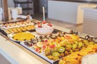 a buffet of different types of food on a table at Halotels Porto Myrina in Mirina