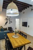 TV a/nebo společenská místnost v ubytování Apartamentos La Cruz Verde