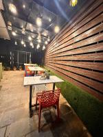 Posezení v ubytování Meera Mahal