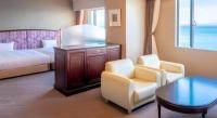 Imazu Sun Bridge Hotelにあるベッド