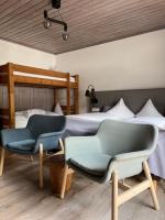 Posteľ alebo postele v izbe v ubytovaní Lifesport Hotel Hechenmoos