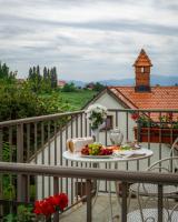 Balkón nebo terasa v ubytování Dvorec Jeruzalem